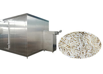 Frozen potato fries freezer