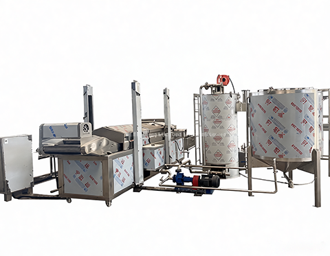 gas external heating fryer